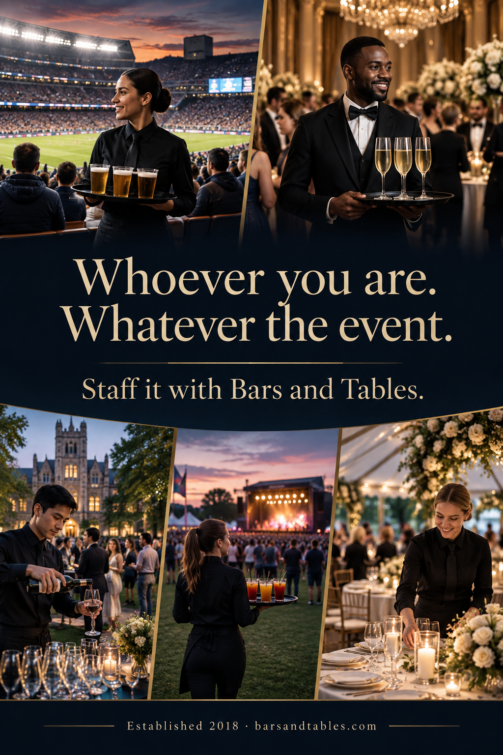 Whoever you are, whatever the event