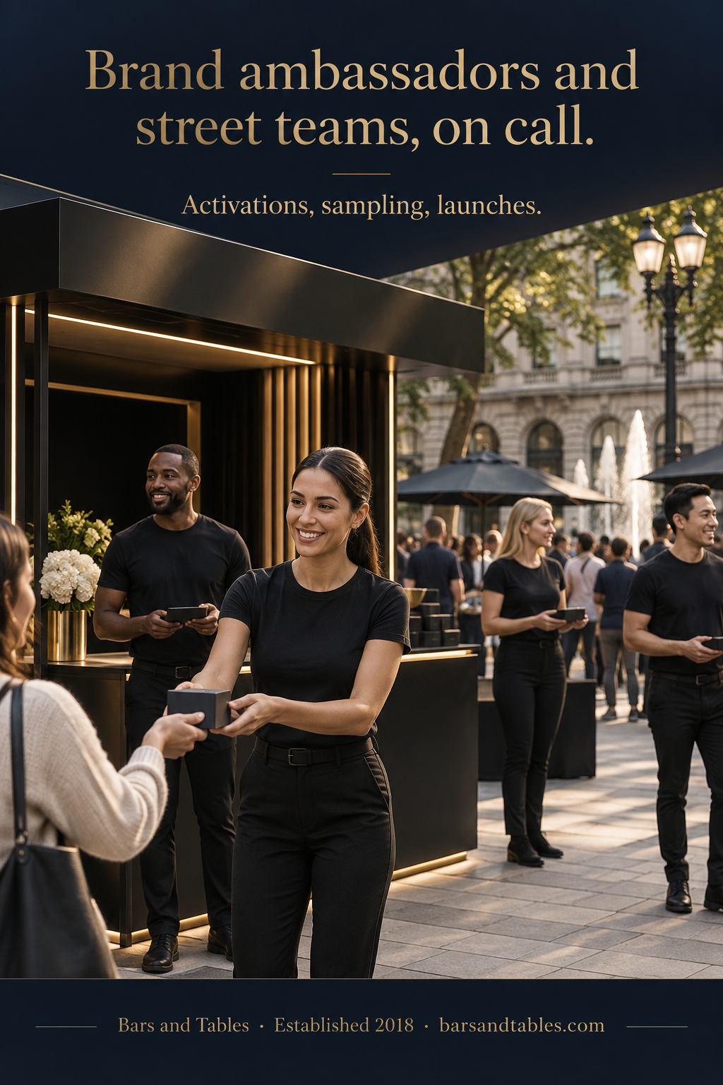 Brand activations and ambassadors