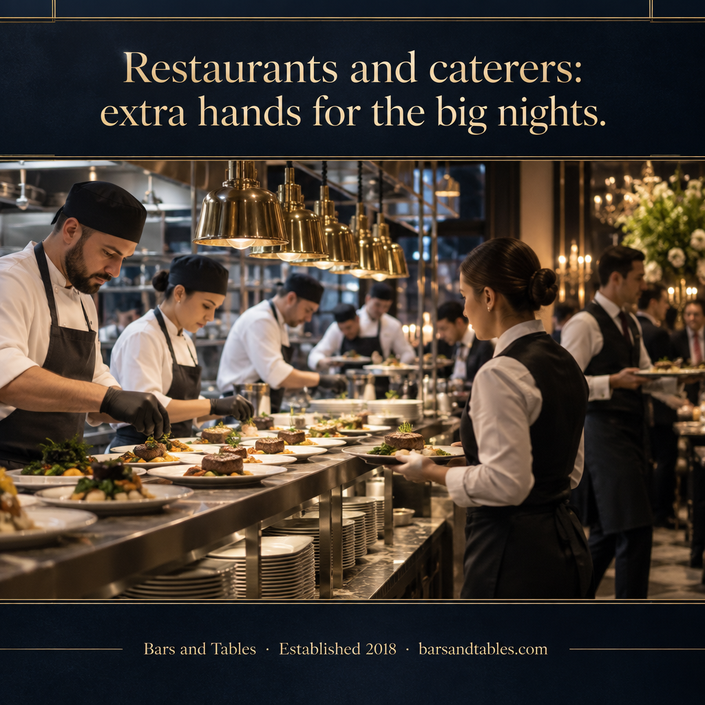 Restaurants and caterers