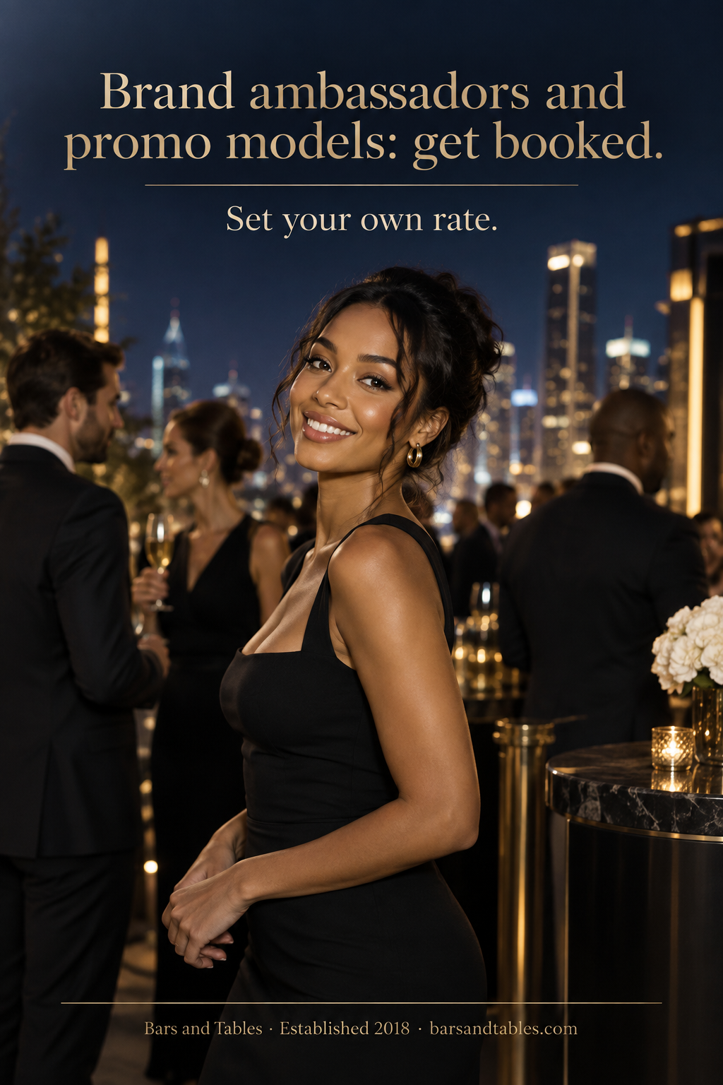 Brand ambassadors and promo models